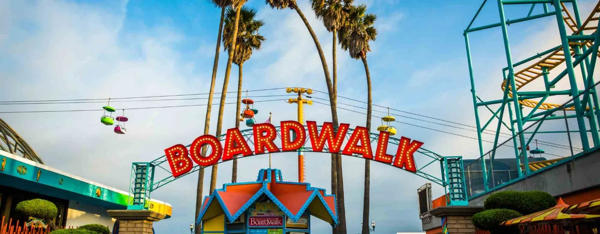 La ville de Santa Cruz en Californie.