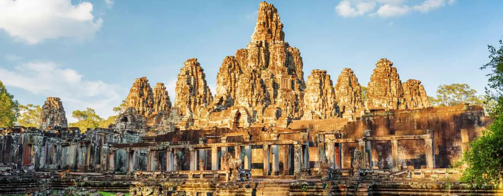 Angkor Thom est un site incontournable d'Angkor au Cambodge.