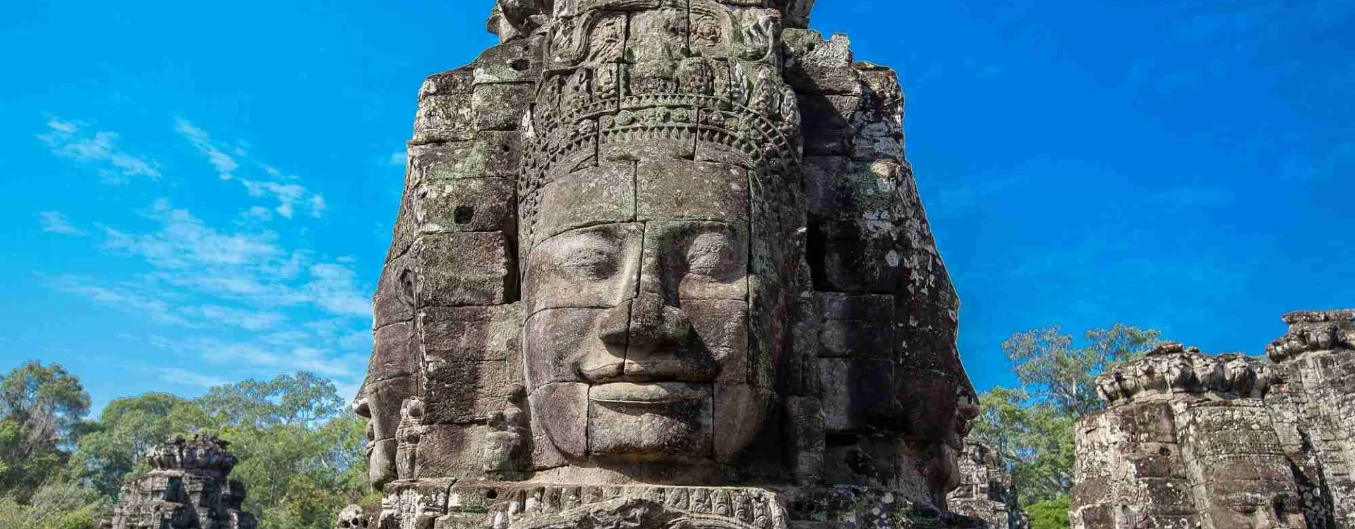 Bayon, à Angkor, est surnommé le "temple aux visages".