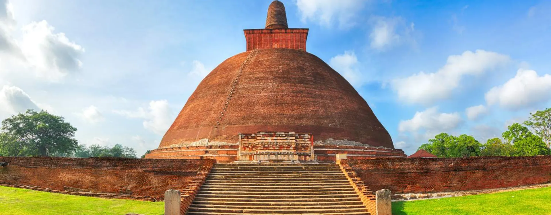 Le site d'Anuradhapura au Sri Lanka.