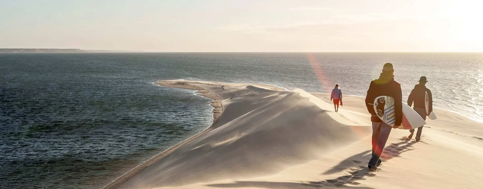 Les dunes de Dakhla au Maroc.