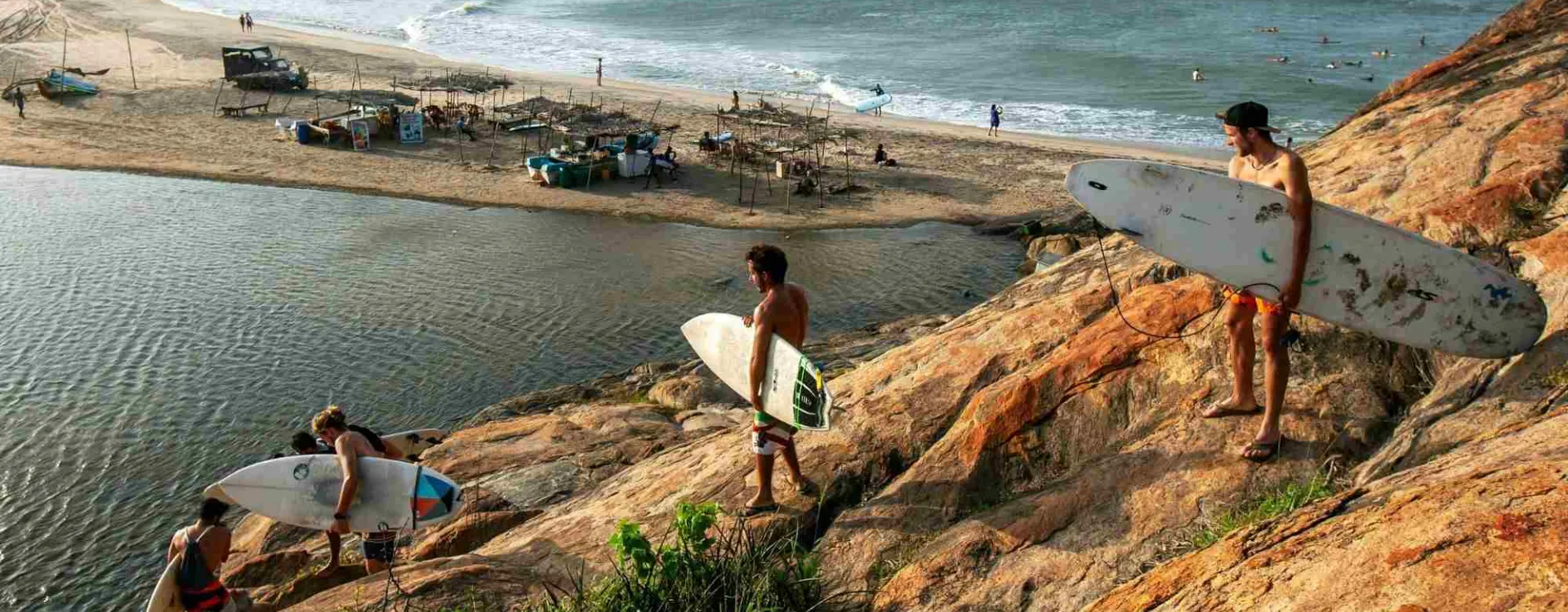 Arugam Bay dans l'Est du Sri Lanka.