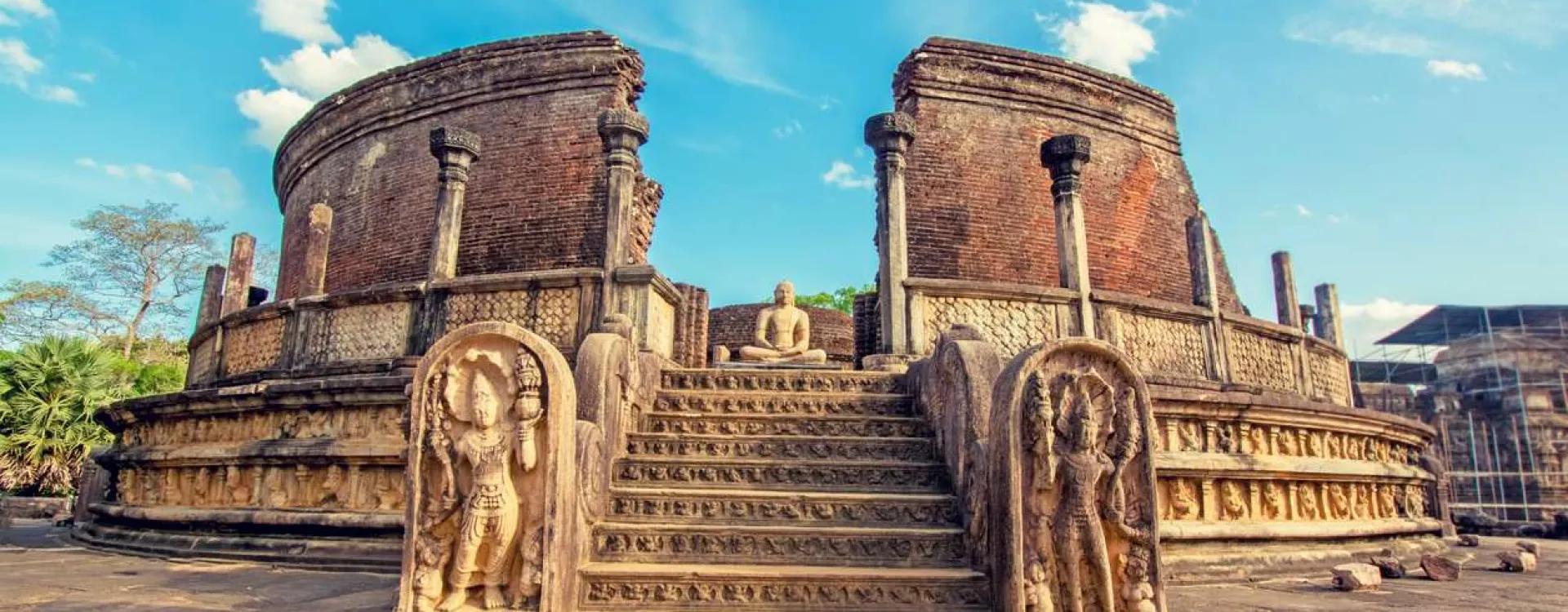 Le site archéologique de Polonnaruwa au Sri Lanka.