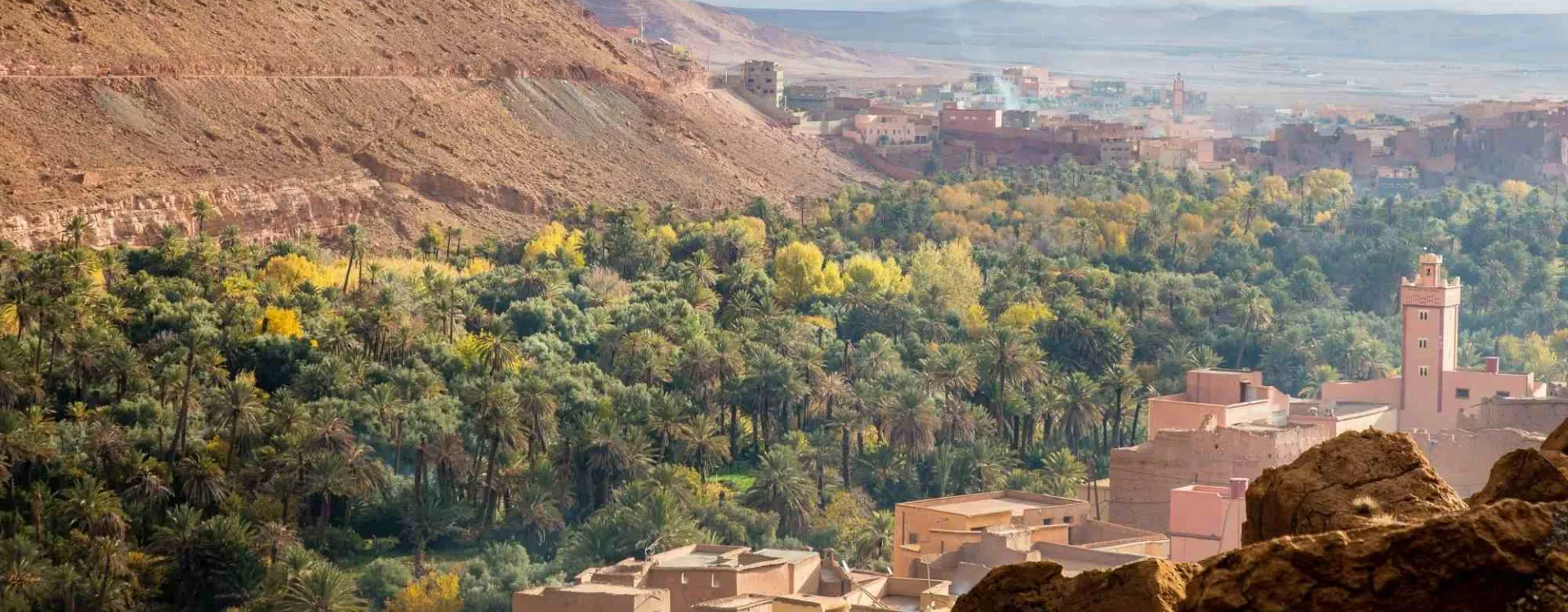 La vallée du Drâa au Maroc.