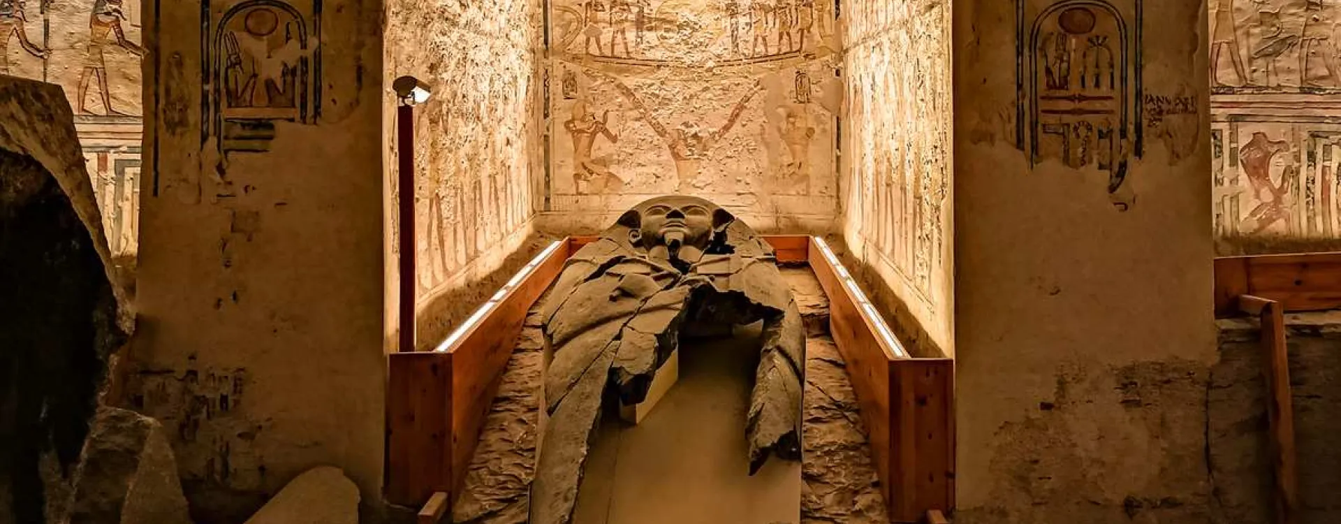 La Vallée des Rois en Egypte, près de Louxor.