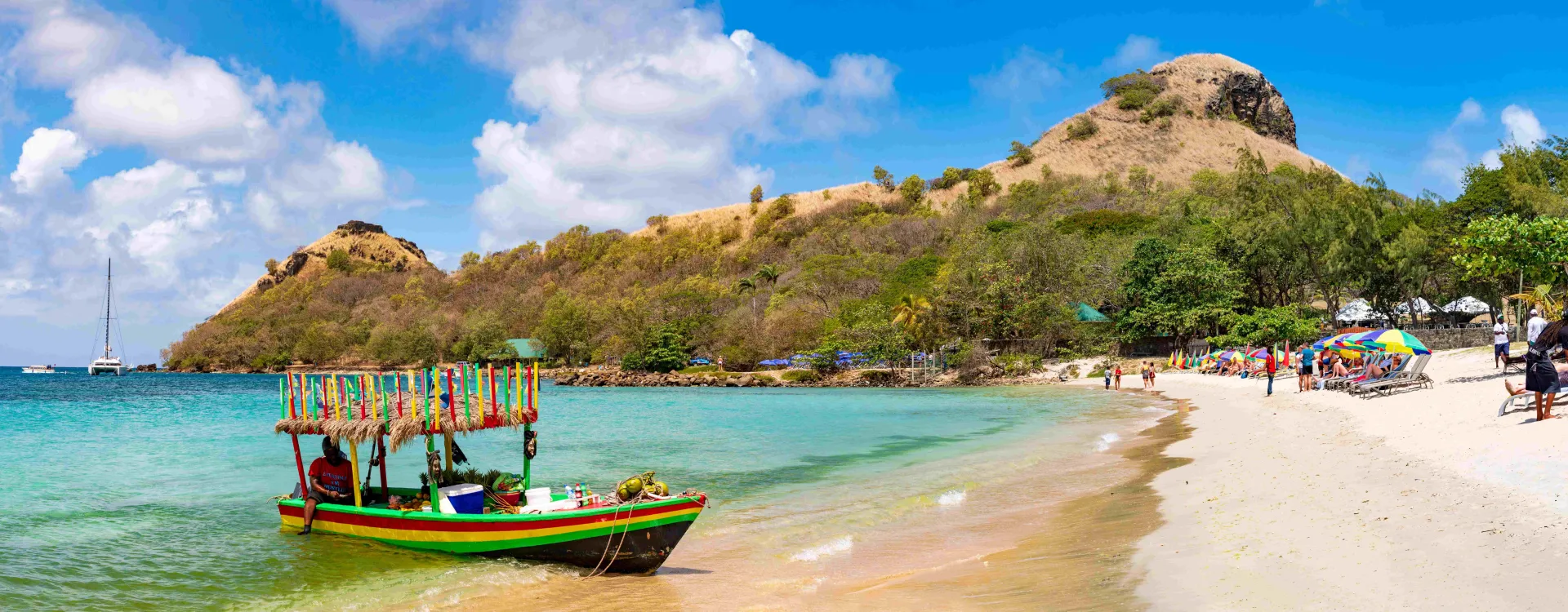Pigeon Island à Sainte Lucie aux Caraïbes 