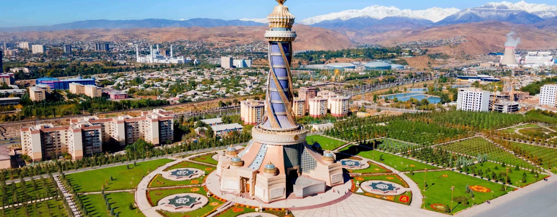 La ville de Douchanbé au Tadjikistan