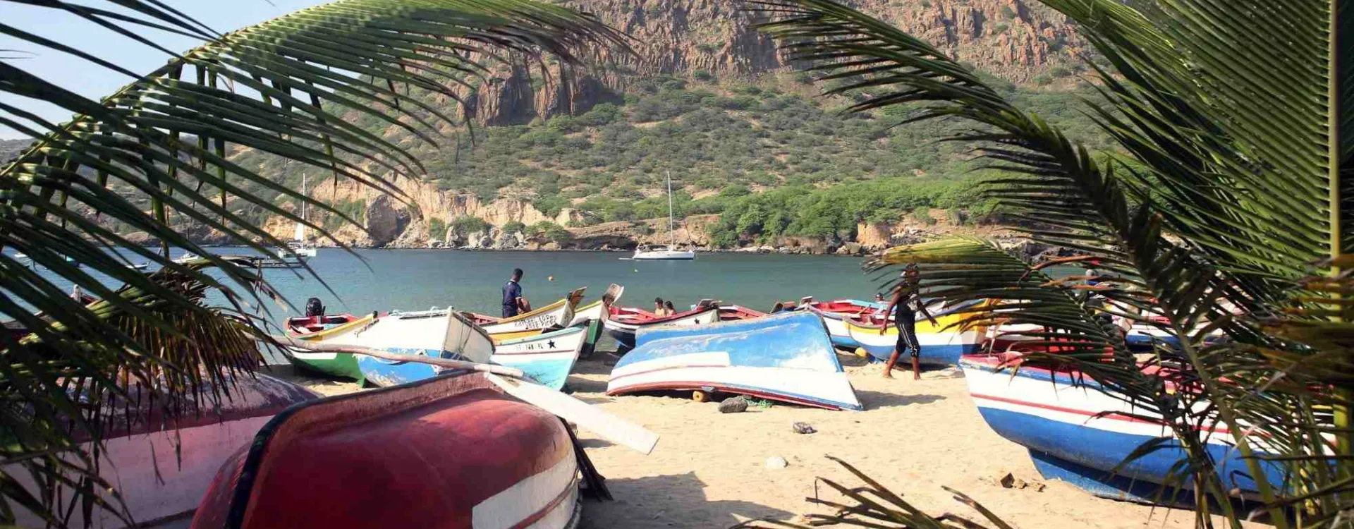 Une plage de Tarrafal au Cap-Vert