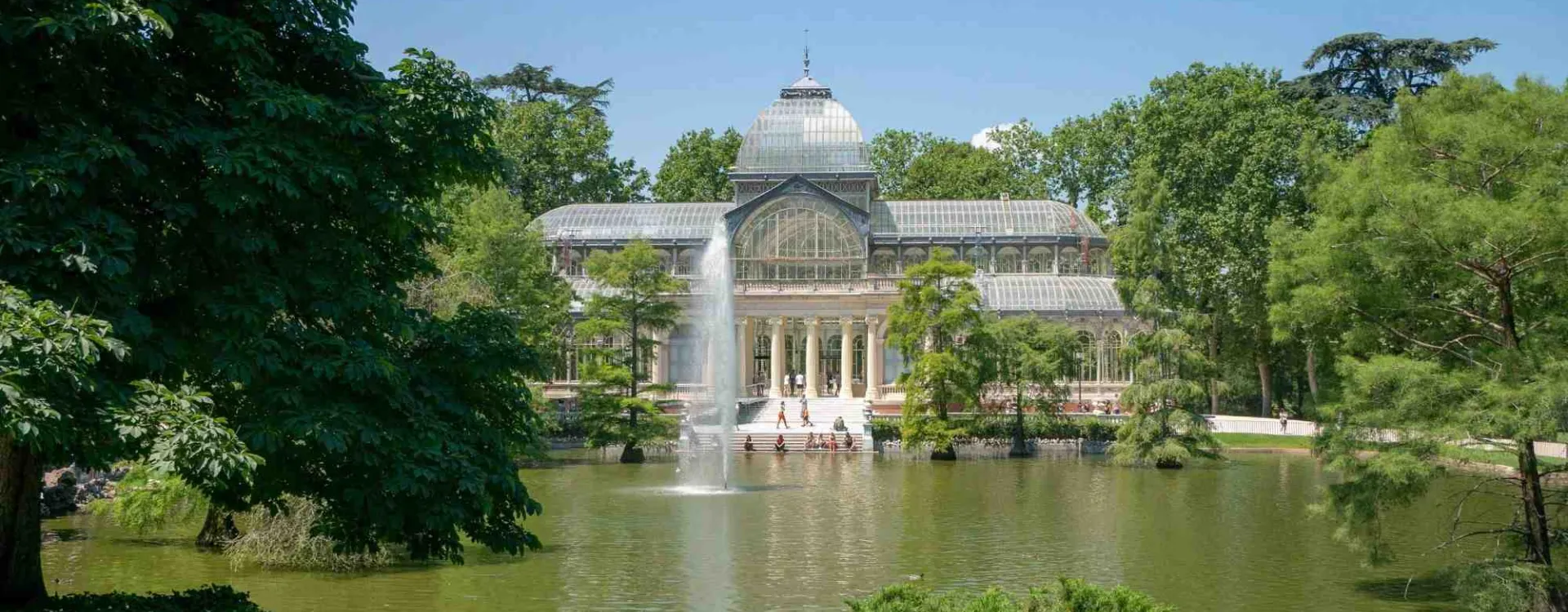 Palacio de Cristal dans le parc del Buen Retiro à Madrid