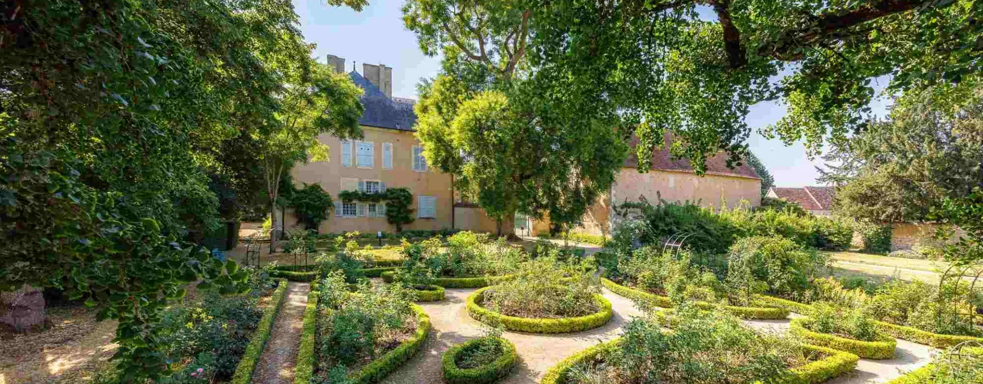 Maison de George Sand à Nohant et son jardin dans le Berry