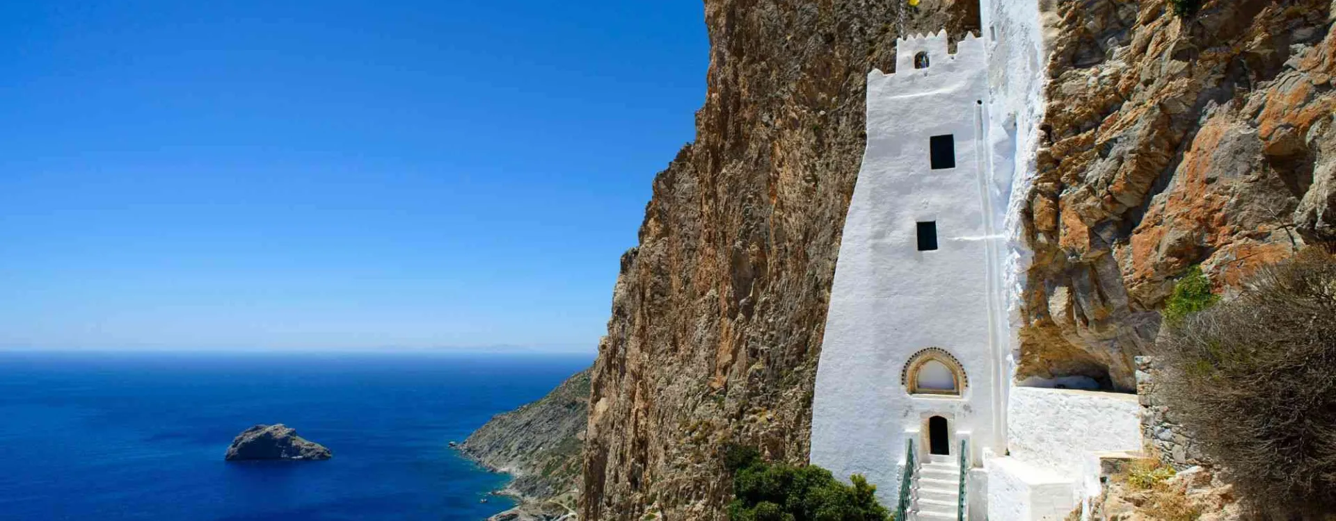 Monastère de Hozoviotissa sur l'île d'Amorgos