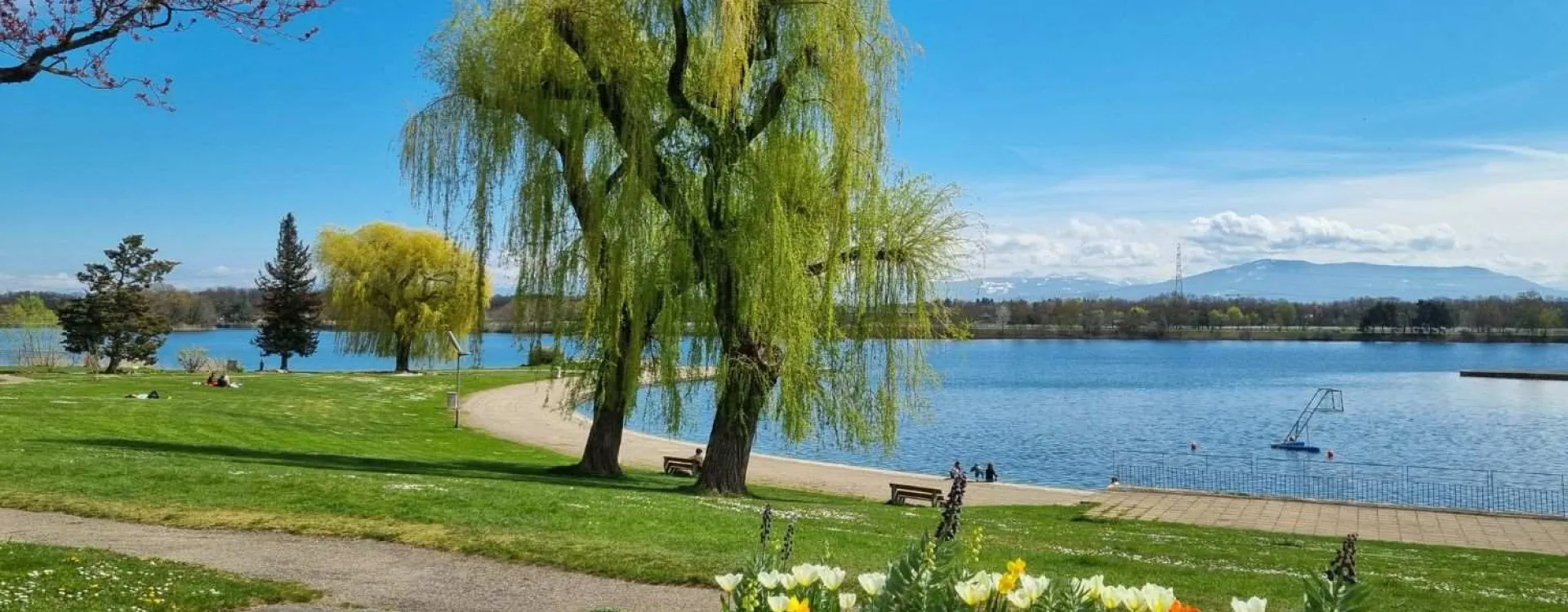 Lac de Divonne-les-Bains et ses espaces verts