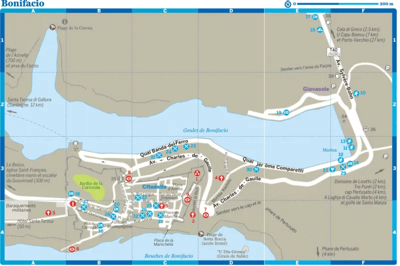 Bonifacio Carte Lonely Planet Bonifacio Carte Lonely Planet