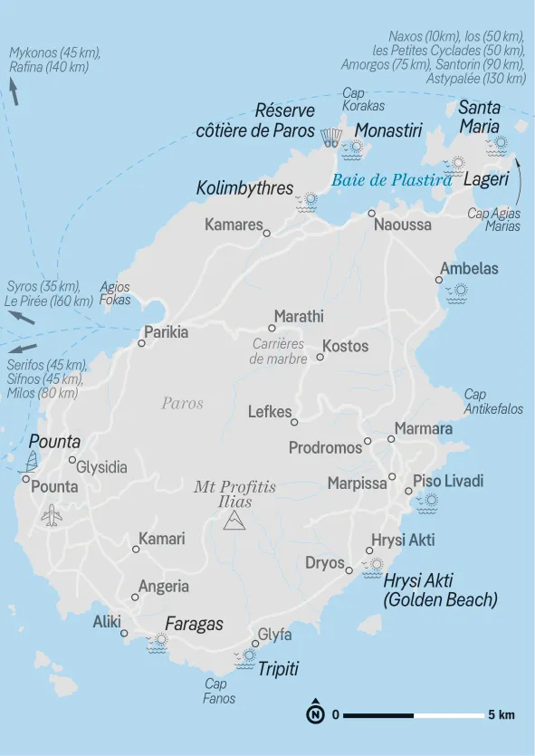 Paros carte