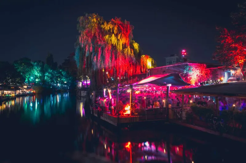 Club en extérieur à Berlin