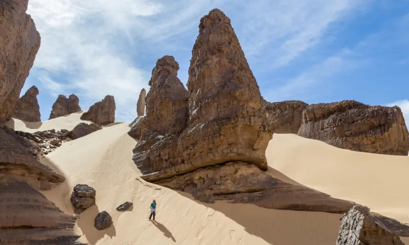 Désert d'Hoggar dans le Sahara algérien