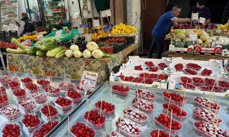 Marché à Palerme en Sicile
