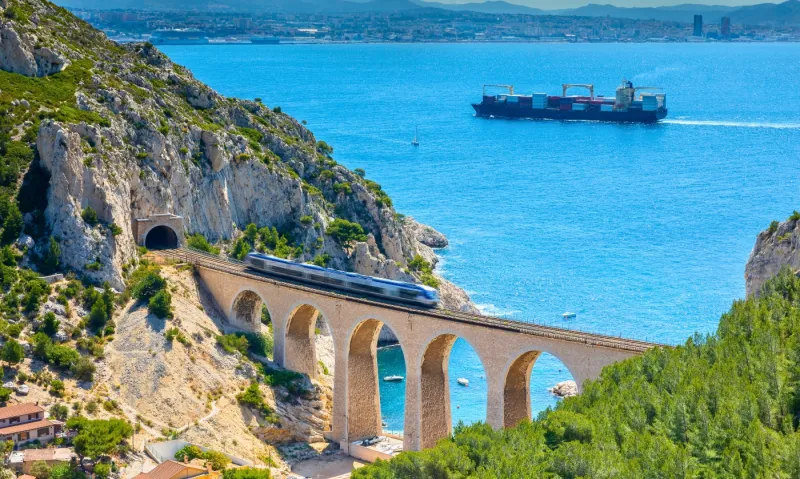 Train de Marseille à Vintimille