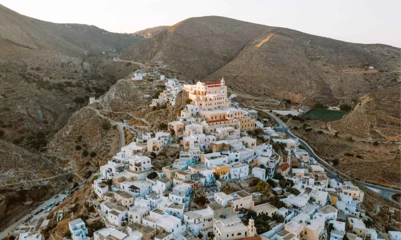 Le village d'Ano Syros.
