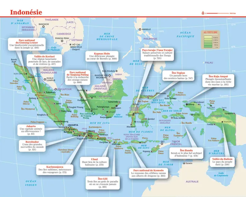 carte indonésie