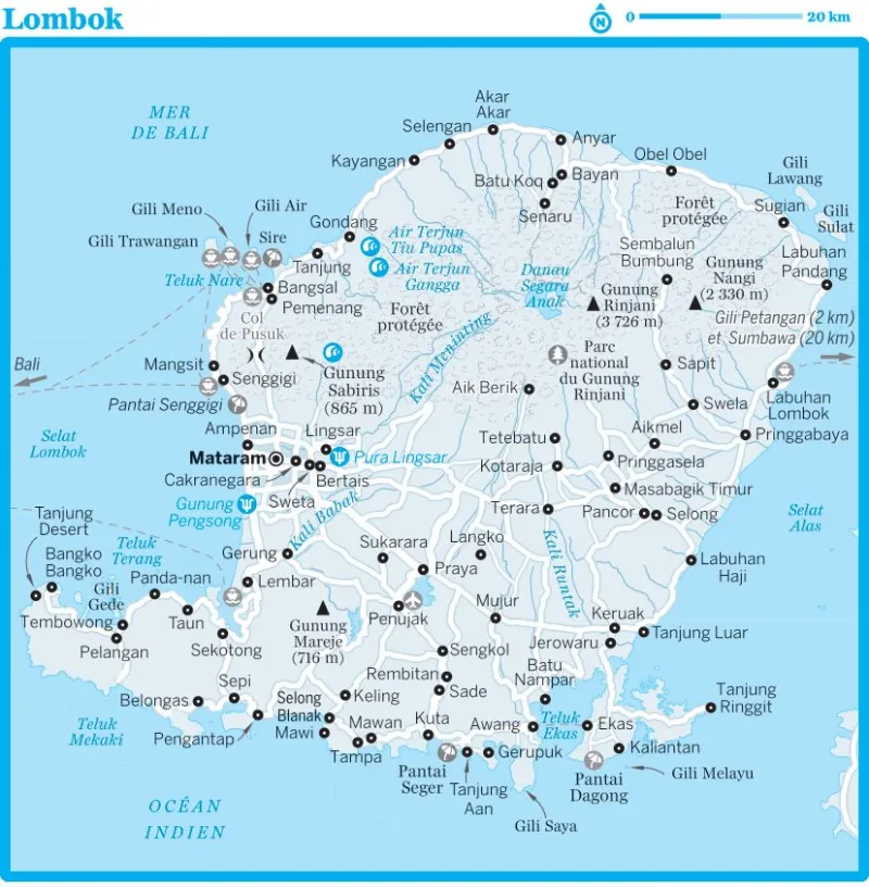 Lombok carte