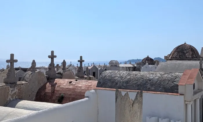Le cimetière marin de Bonifacio.