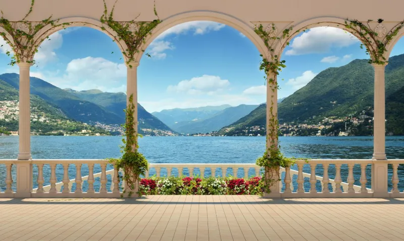 Le lac de Côme en Italie