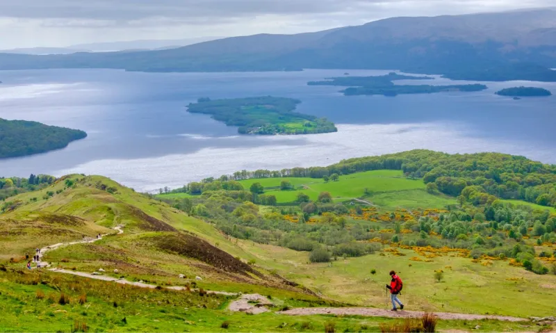 Le Loch Lomond en Ecosse