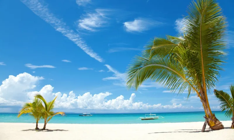 Plage à Bantayan aux Philippines