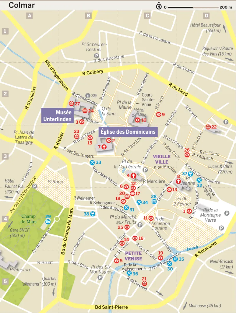 Carte colmar