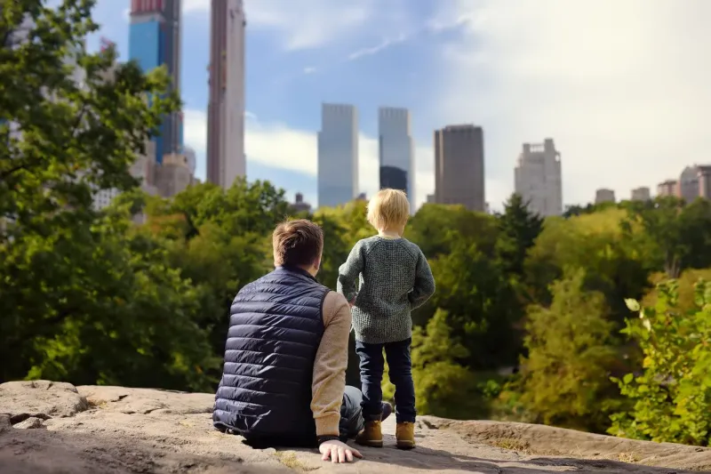 Central Park est un fabuleux terrain de jeu pour les enfants.
