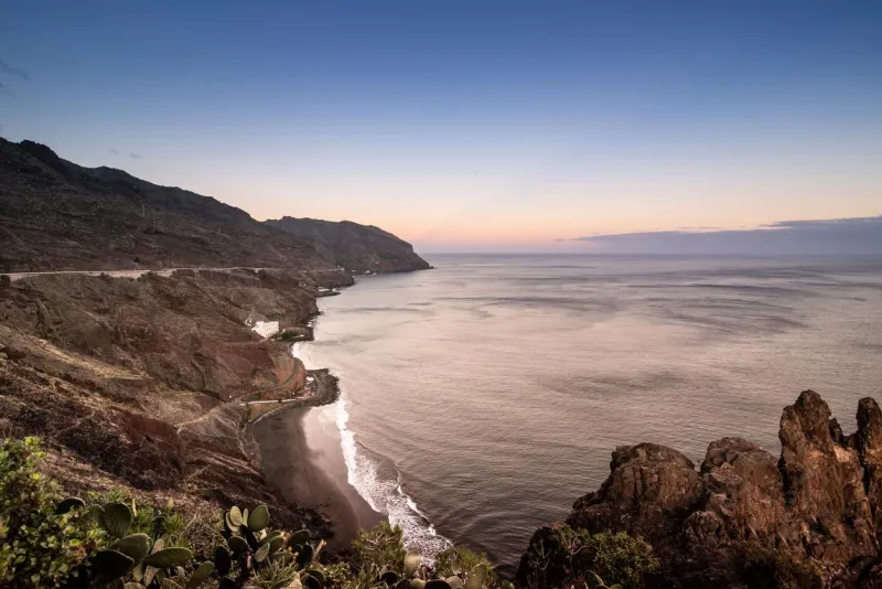 La plage de Gaviotas à Tenerife.