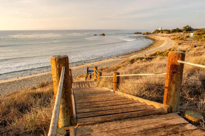 Leo Carrillo State Beach est une plage idéale pour les familles.