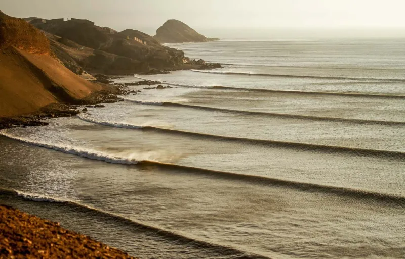 Les splendides vagues de Chicama.