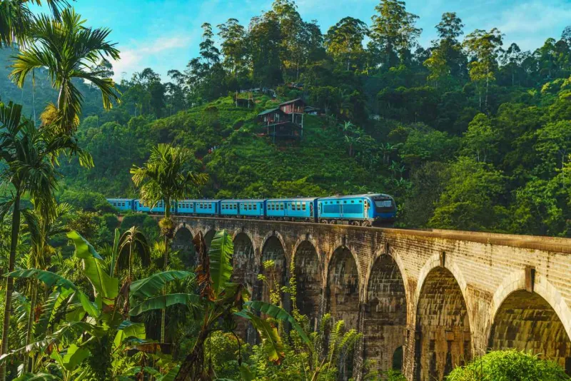 Au Sri Lanka, le train n’est pas plus rapide que la route, mais il évite le stress des routes encombrées.