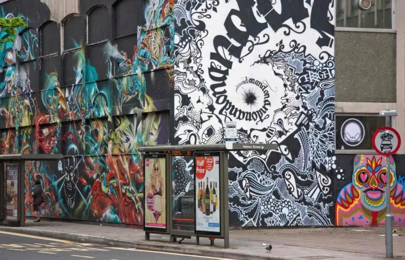 Bristol est la capitale du street art en Europe.