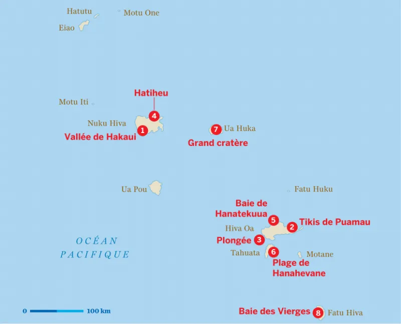 îles marquises carte