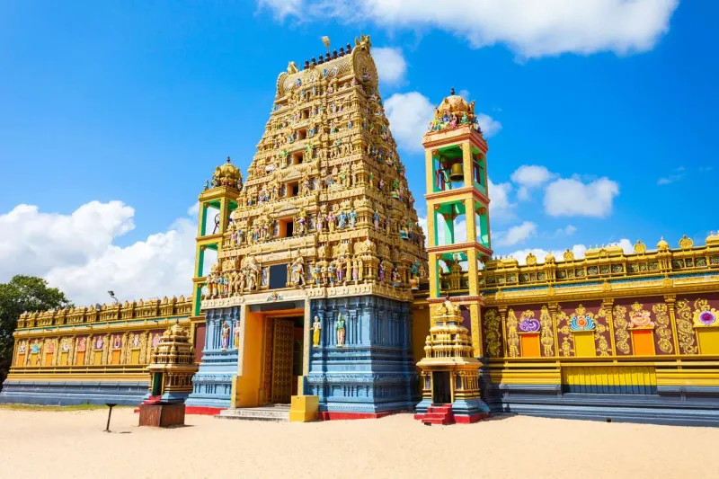 Le Temple de Vishnu Alvar Vanden Abeele à Jaffna.