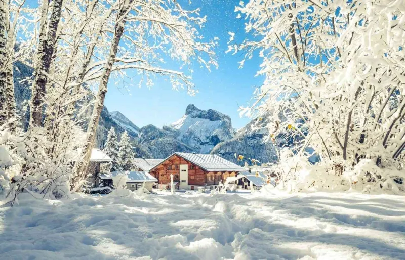 En janvier, la Suisse se pare de neige scintillante, offrant des paysages alpins féeriques.