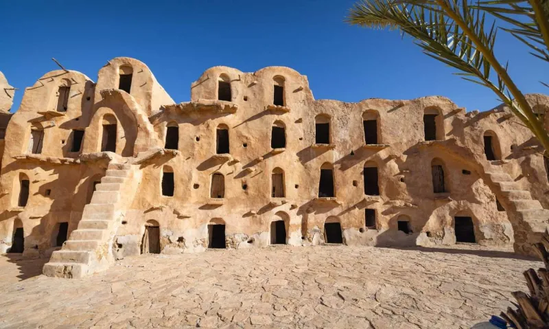 Le Ksar Ouled Soltane à Tataouine en Tunisie.