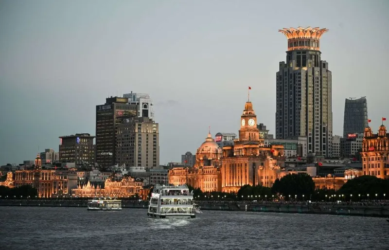 Le Bund à Shanghai.