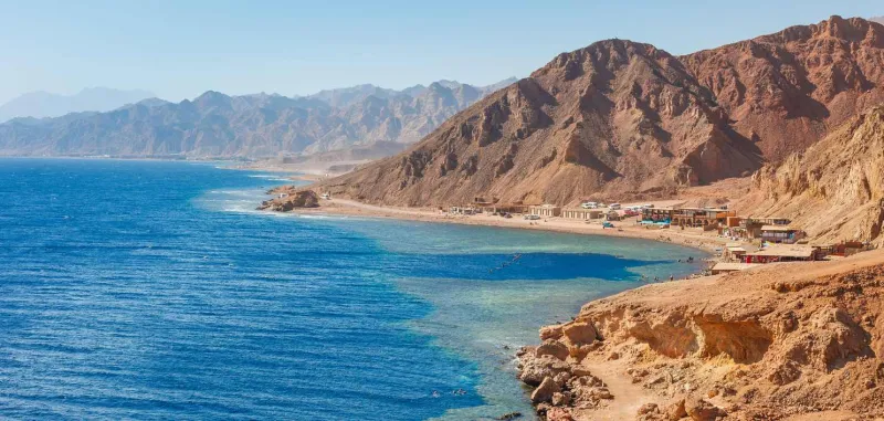 Dahab en Egypte.