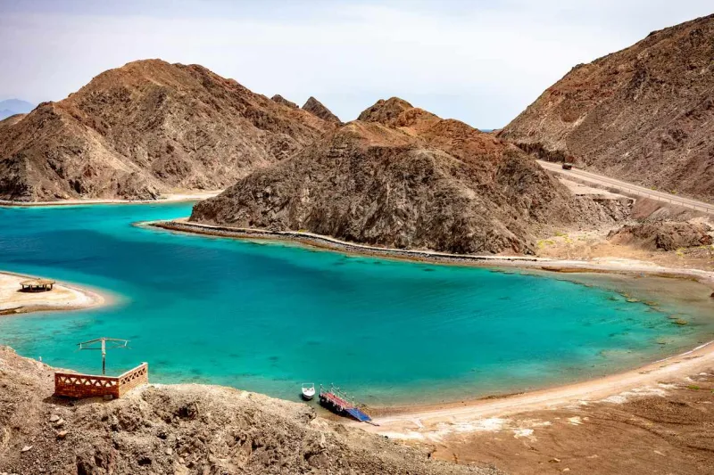 Fjord Bay en Egypte.