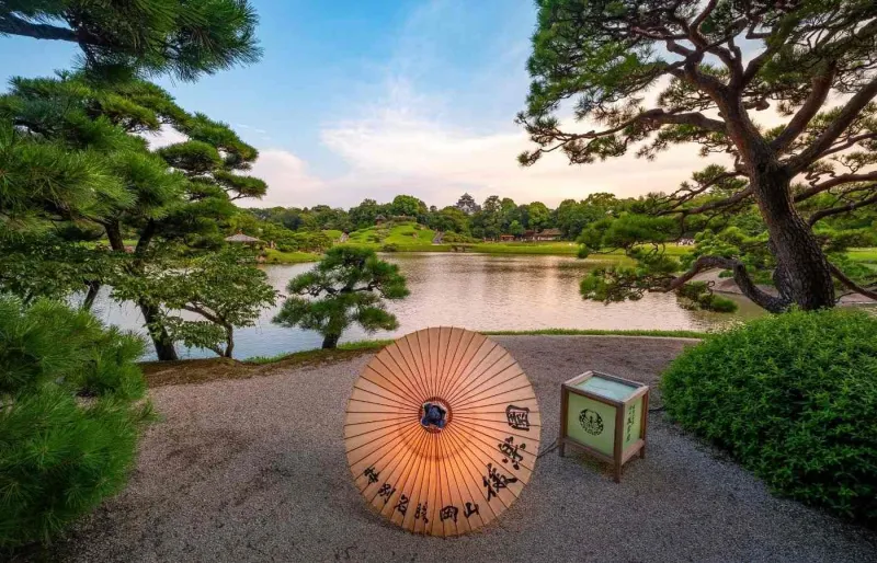 Le jardin d'Okayama est l'un des plus beaux du Japon.