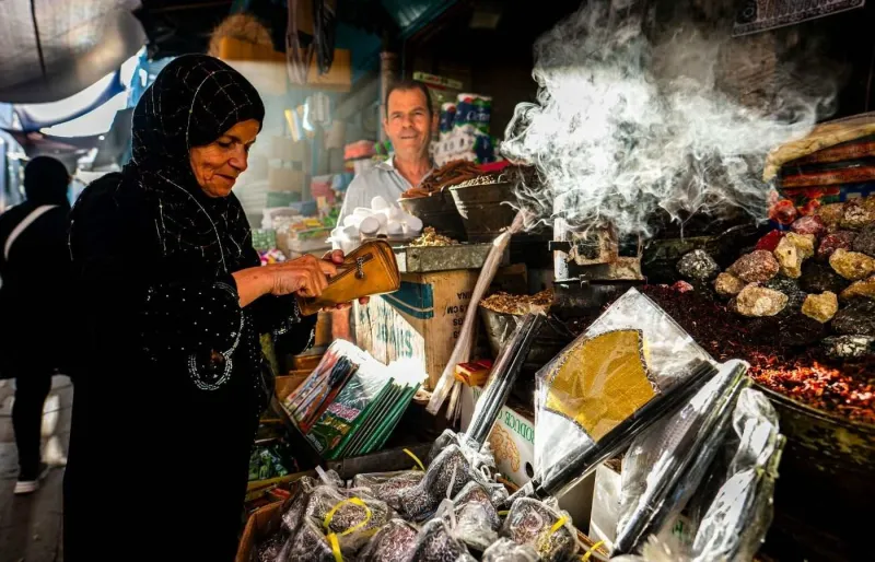 Le souk de la médina de Sfax en Tunisie.