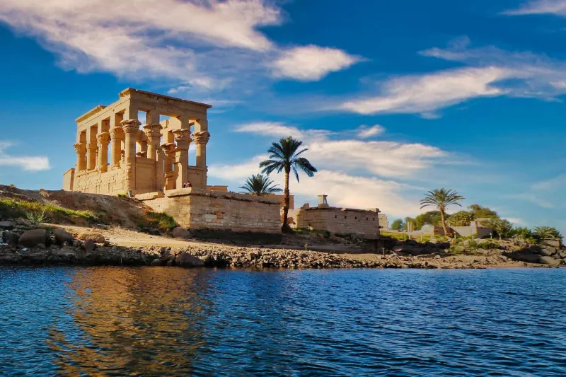 Le temple d'Isis à Philae.