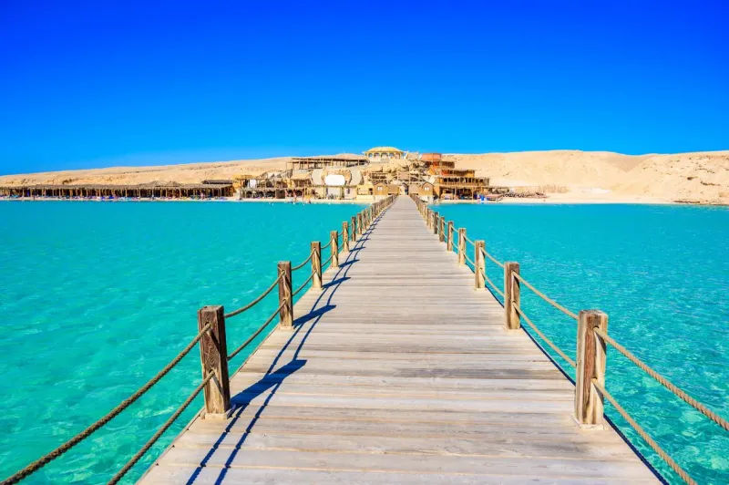 L’île de Giftun près d'Hurghada en Egypte.