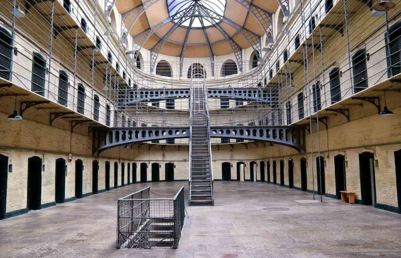 L'intérieur de la prison de Kilmainham.