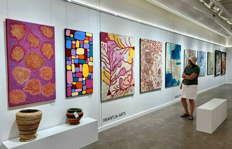 Découvrez l'art aborigène à la Gallery of Central Australia.