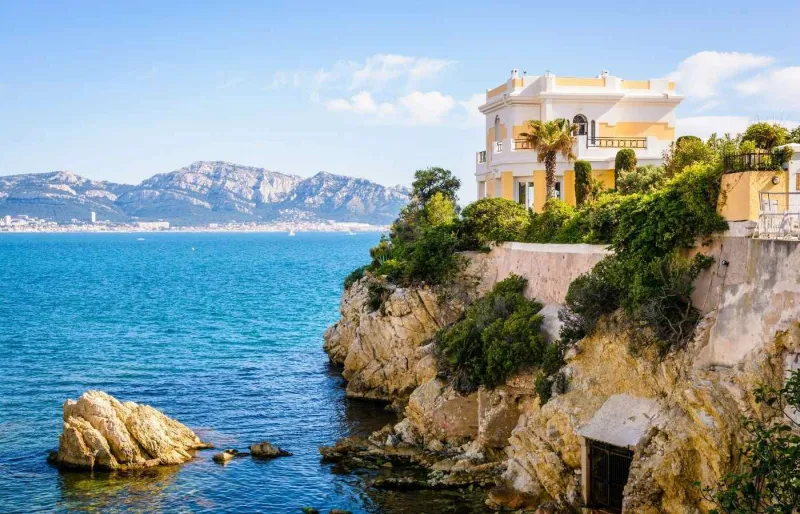La Villa La Petite Ourse sur la presqu’île de Malmousque, à Marseille.